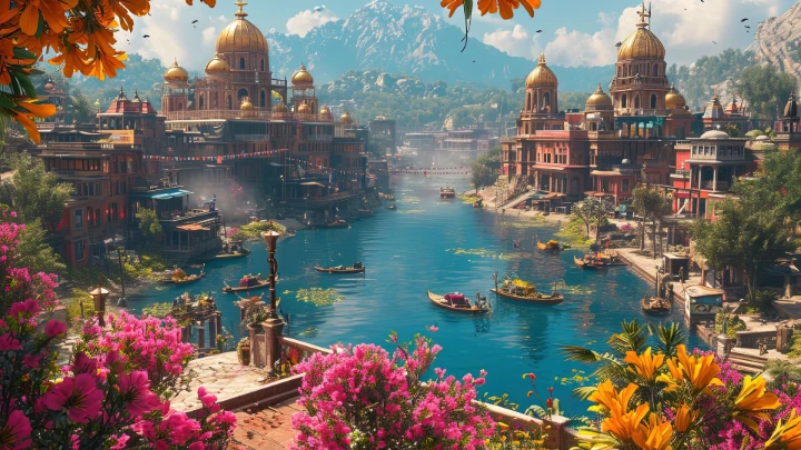 Golden Temples by the River