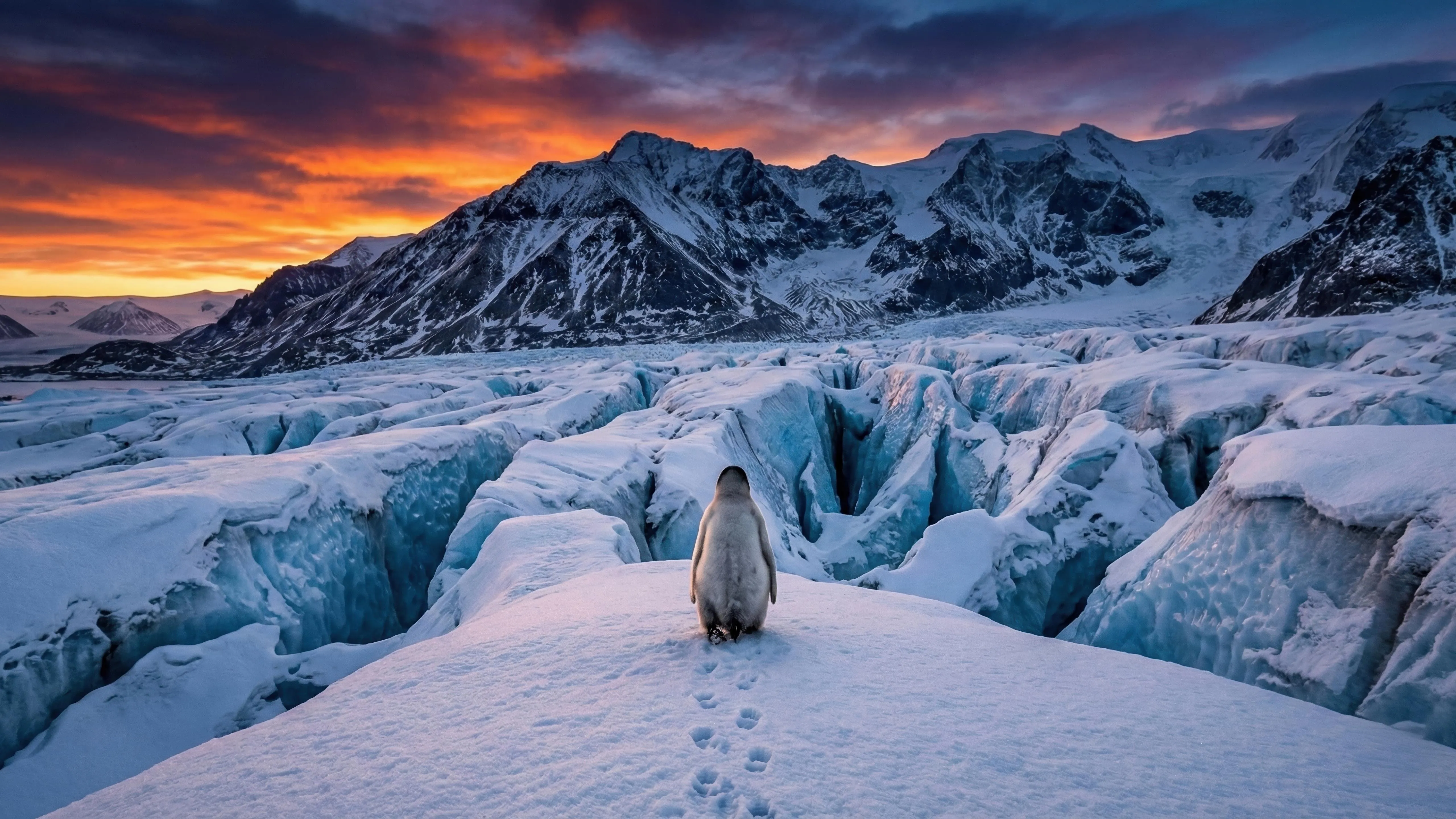 Solitary King Penguin