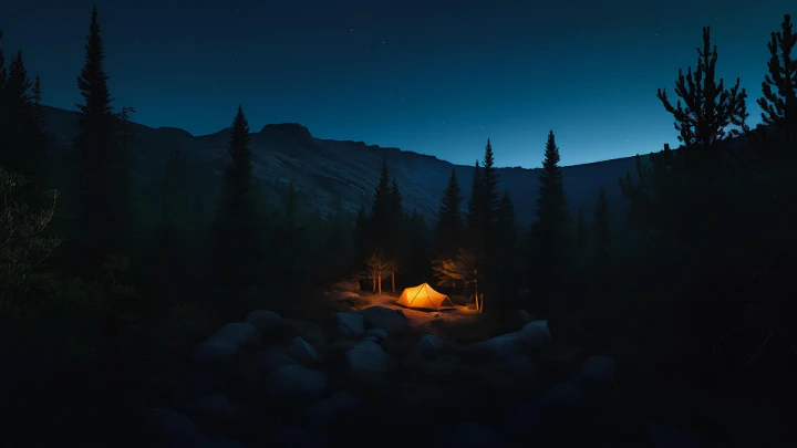 Midnight Alpine Glow