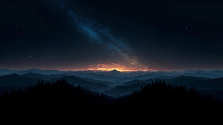 Galactic Ridge at Twilight