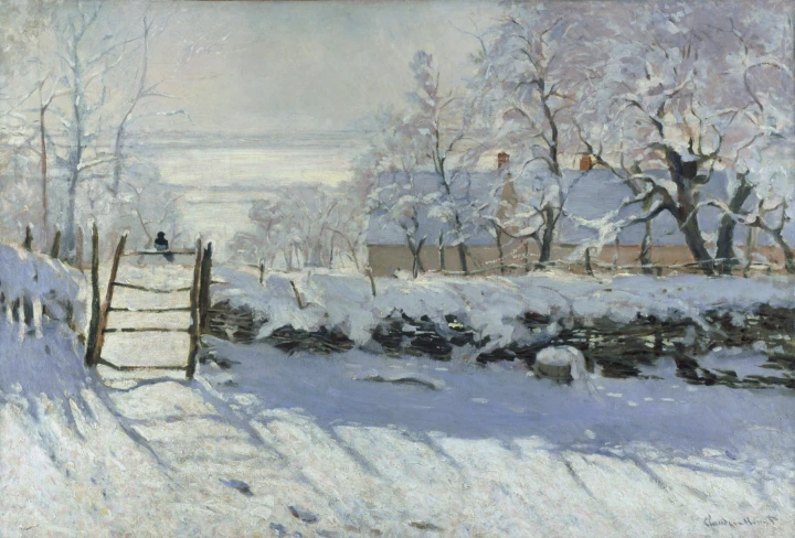 The Magpie in Winter